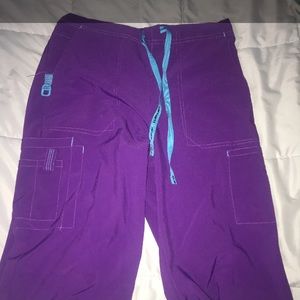 Purple Carhartt scrub set